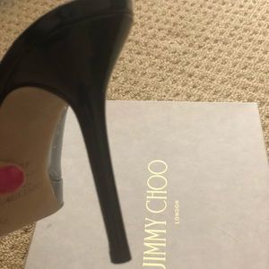 Jimmy Choo slingback open toe heel